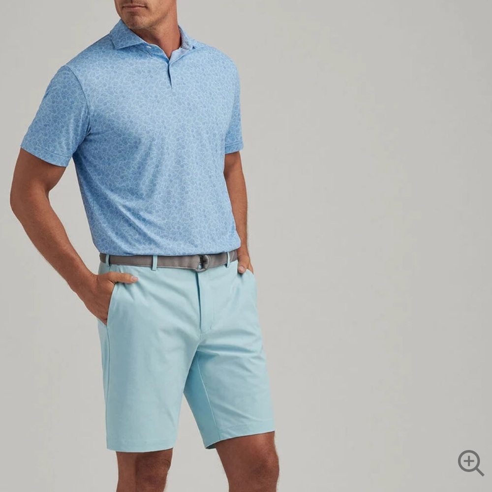 Peter Millar‎ Surge Performance Short Men's 36 Blue Spruce Golf Resortwear